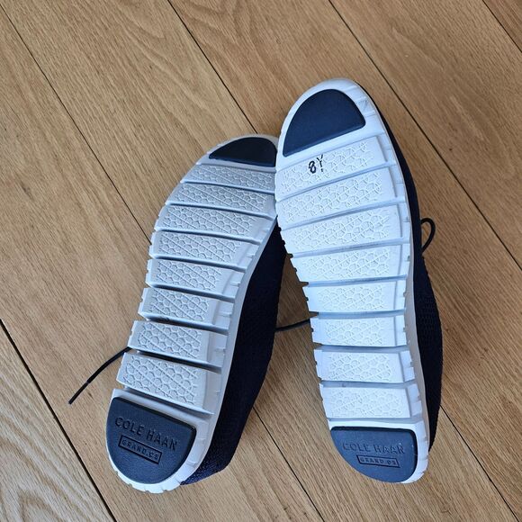 Cole Haan Womens Zerogrand Running Shoes Navy Blue W06730 Low Top Lace Up 9B - Picture 9 of 9